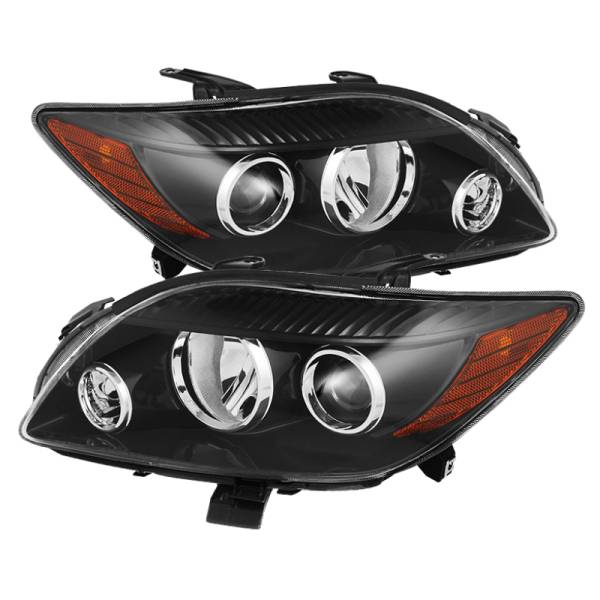 SPYDER - SPYDER Xtune Scion Tc 08-10 Crystal Headlights Black HD-JH-STC08-AM-BK - 9023354