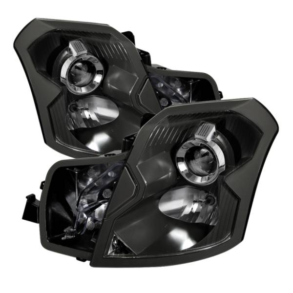 SPYDER - SPYDER Xtune Cadillac Cts 03-07 Crystal Headlights Halogen Model Only OEM HD-JH-CCTS03-BK - 9023798