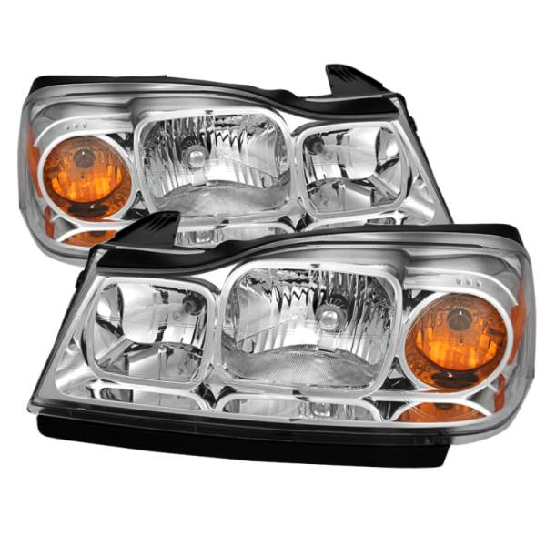 SPYDER - SPYDER Xtune Saturn Vue 06-07 Crystal Headlights Chrome HD-JH-SVUE06-AM-C - 9024047