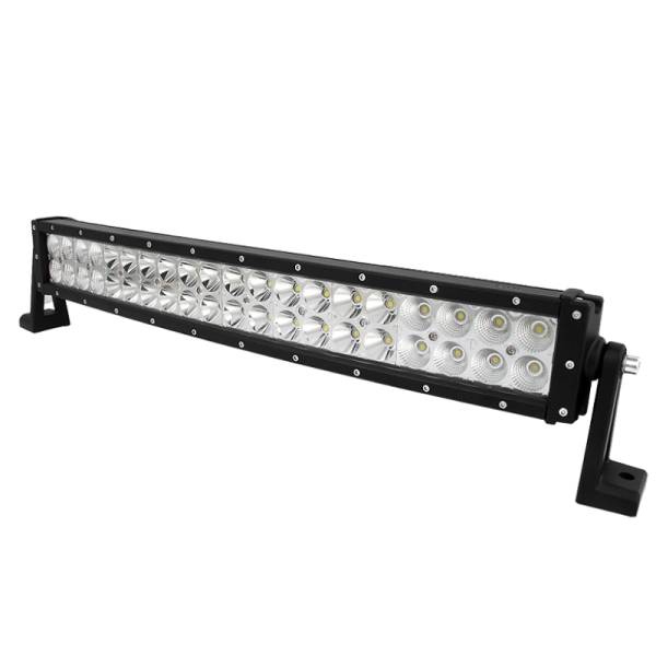 SPYDER - SPYDER Xtune LED Lights Bar w/ Covers 24 Inch 40pcs 3W LED / 120W Curved Chrome LLP-CUR-40LED-120W-C - 9026720