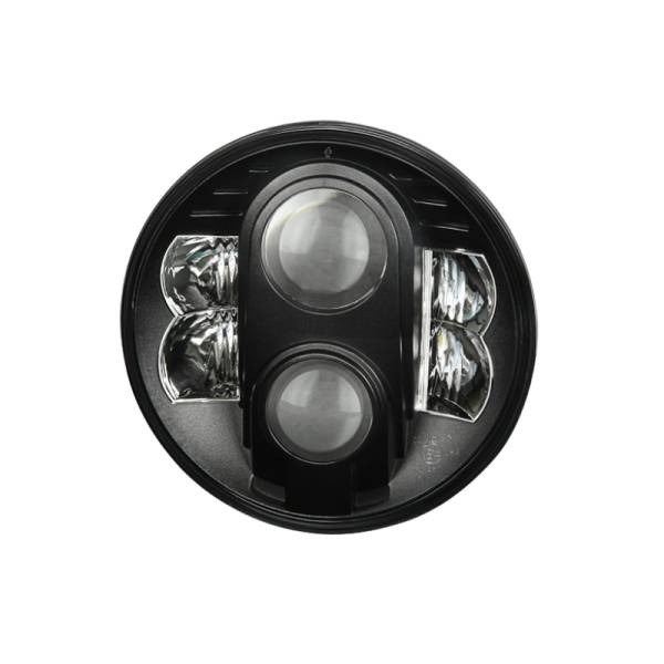 SPYDER - SPYDER Xtune Round SeaLED Beam 7 Inch LED Headlights ( High/Low Beam ) Black PRO-JH-7RLED-HL-BK - 9026782