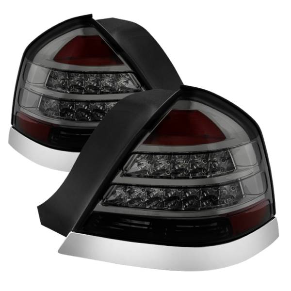 SPYDER - SPYDER Xtune Crown Victoria 98-11 LED Tail Lights Smoke ALT-JH-CVIC98-LED-SM - 9027628