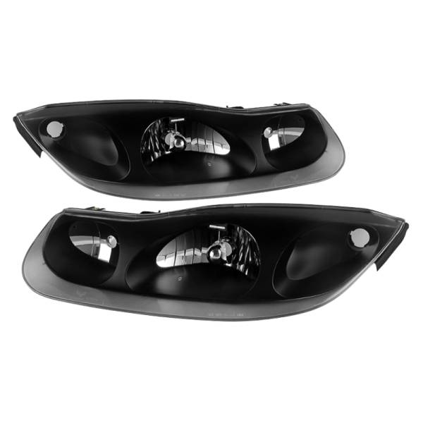 SPYDER - SPYDER Xtune Satun Sc Series Coupe 2001-2002 OEM Style Headlights Black HD-JH-SASC-01-BK - 9029714