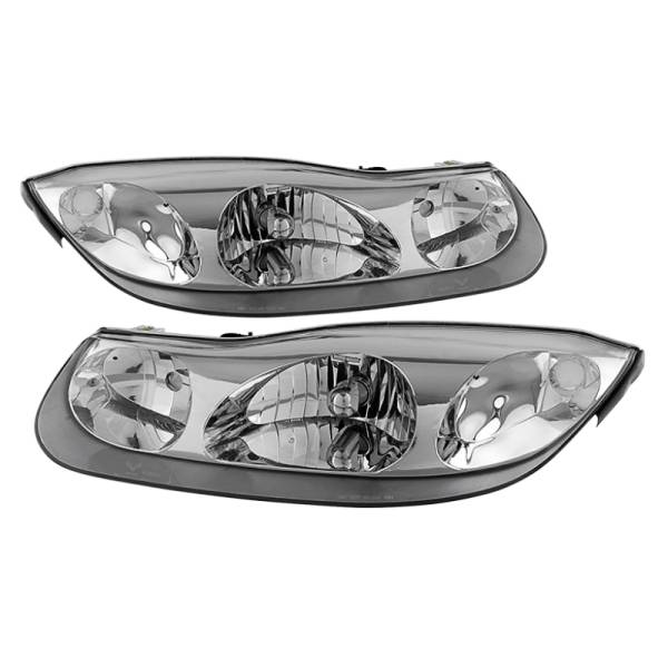 SPYDER - SPYDER Xtune Satun Sc Series Coupe 2001-2002 OEM Style Headlights Chrome HD-JH-SASC-01-C - 9029721
