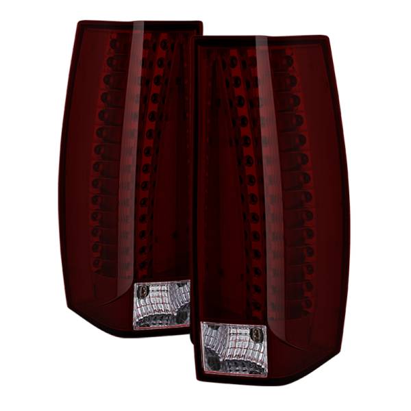 SPYDER - SPYDER Xtune Cadillac Escalade 07-14 OE Style Tail Lights Red Smoked ALT-JH-CAESC07-OE-RSM - 9030505