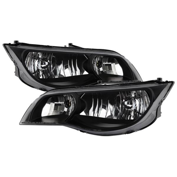 SPYDER - SPYDER xTune Saturn ION Coupe 03-07 (Not Sedan) OEM Style Headlights - Black HD-JH-SAION-2D-BK - 9035654