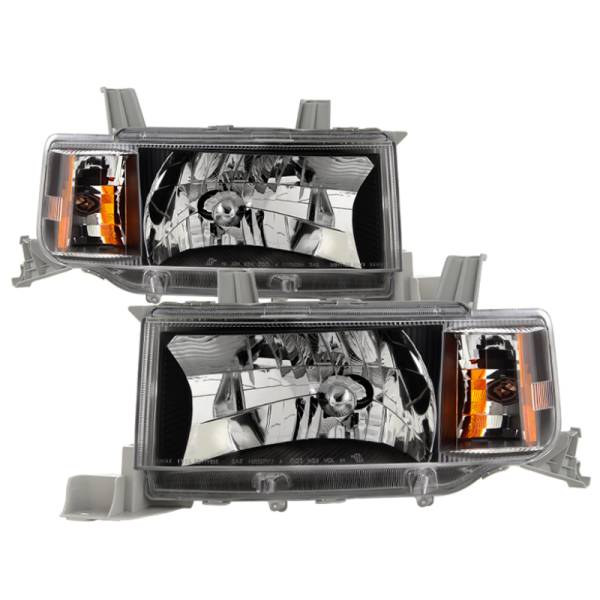 SPYDER - SPYDER xTune Scion xB 04-06 OEM Style Headlights - Black HD-JH-SXB04-AM-BK - 9035814