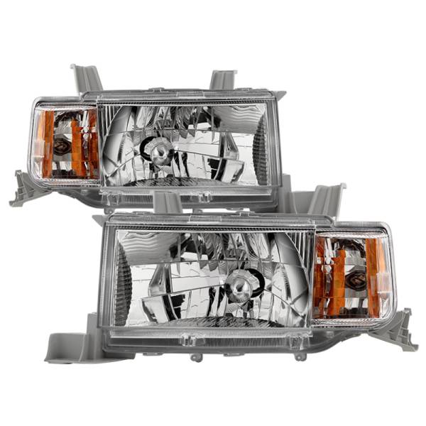 SPYDER - SPYDER xTune Scion xB 04-06 OEM Style Headlights - Chrome HD-JH-SXB04-AM-C - 9035821