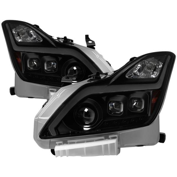 SPYDER - SPYDER xTune Infiniti G37 Coupe HID Only 08-15 Projector Headlights Black Smoked PRO -JH-IG3708-2D-LB-BSM - 9039348