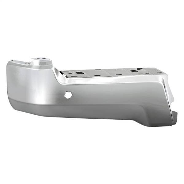 SPYDER - SPYDER XTune 17-19 Ford F250/ F350 Rear Left Bumper Cap End w/ Sensor Hole - Chrome RB-FF25017-BEWS-L - 9048999