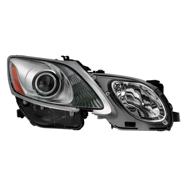 SPYDER - SPYDER xTune Lexus GS 06-11 OE Projector Headlights - Chrome Right PRO-JH-LGS06-AFS-AM-C-R - 9936395