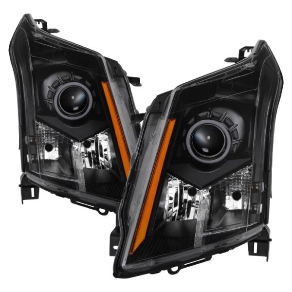 SPYDER - SPYDER xTune Cadillac SRX 10-14 OE Style Halogen Headlights - Black HD-JH-CSRX11-AM-BK - 9938917