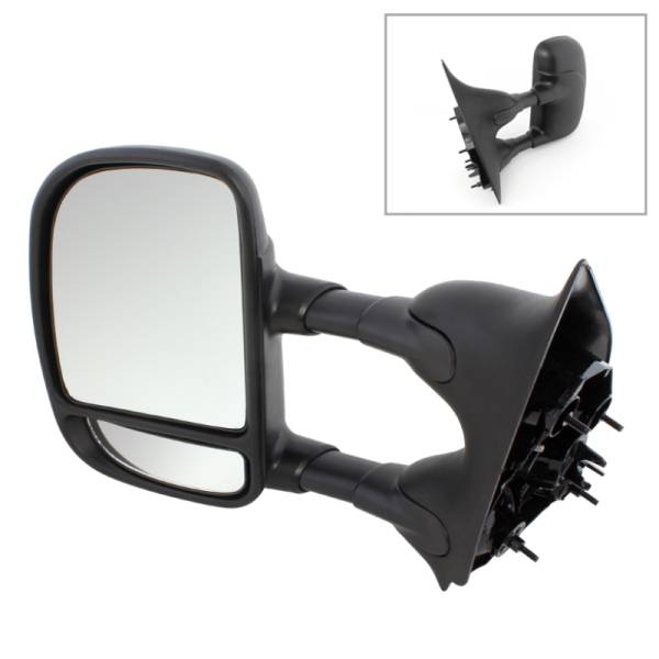 SPYDER - SPYDER Xtune Ford Superduty 02-07 Manual Extendable Manual Adjust Mirror Left MIR-FDSD99S-MA-L - 9932410