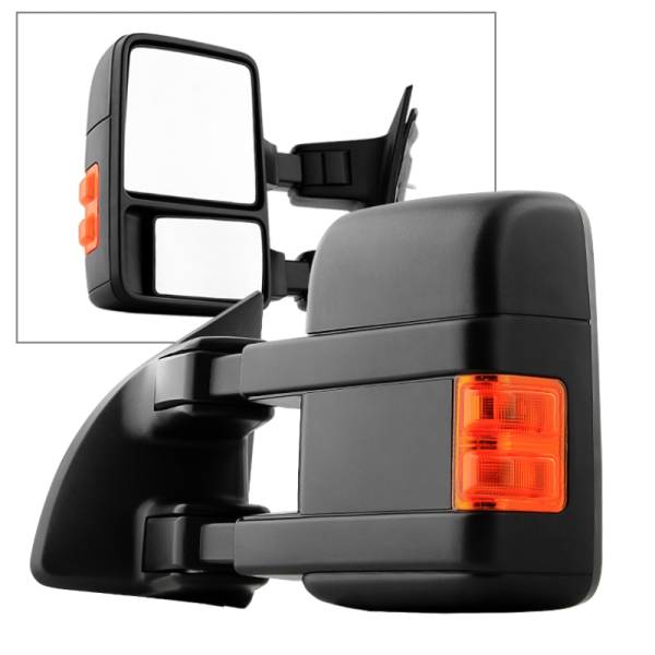 SPYDER - SPYDER Xtune Ford Superduty 99-14 Manual Extendable Manual Adjust Mirror Left MIR-FDSD08S-MA-AM-L - 9933127