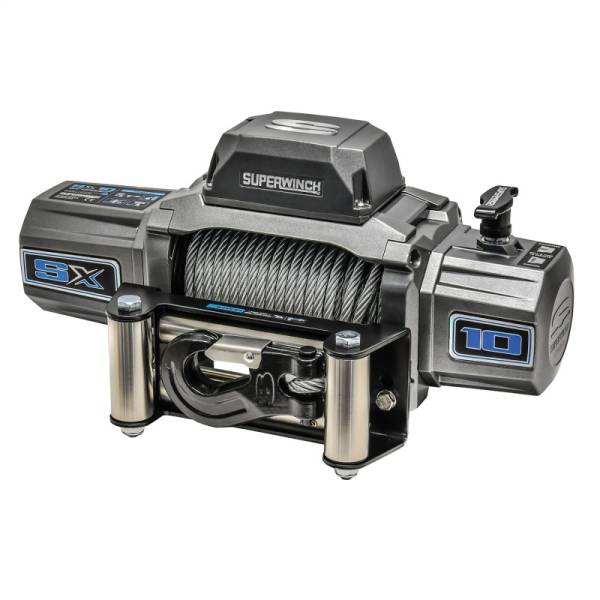 Superwinch - Superwinch 10000 LBS 12V DC 3/8in x 85ft Wire Rope SX 10000 Winch - 1710200