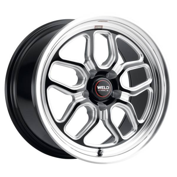 Weld - Weld S107 17X9 Laguna 5X120.65 ET45 BS6.8 Gloss Black MIL Dia 70.3 - S10779062P45