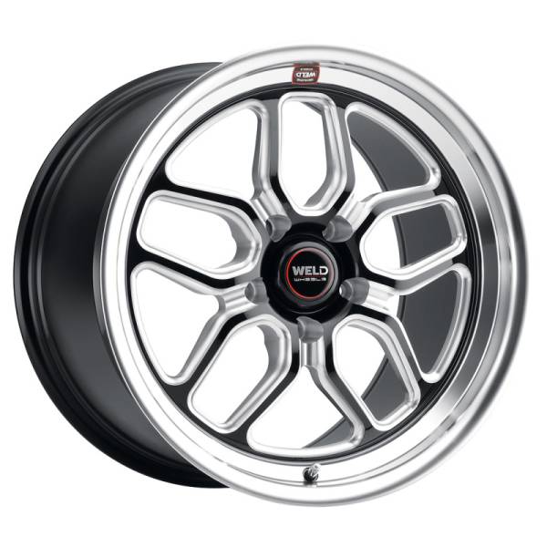 Weld - Weld S107 18X9.5 Laguna 5X120.65 ET50 BS7.2 Gloss Black MIL Dia 70.3 - S10789562P50
