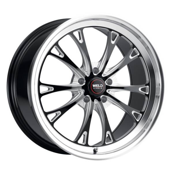 Weld - Weld S157 20X10.5 Belmont Drag 5X127 ET38 BS7.25 Gloss Black MIL Dia 71.5 - S15700575P38