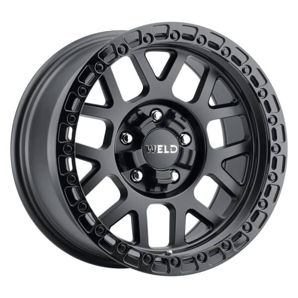 Weld - Weld Off-Road W104 17X10 Cinch 5X114.3 5X127 ET-25 BS4.50 Satin Black / Gloss Black 78.1 - W10470026450
