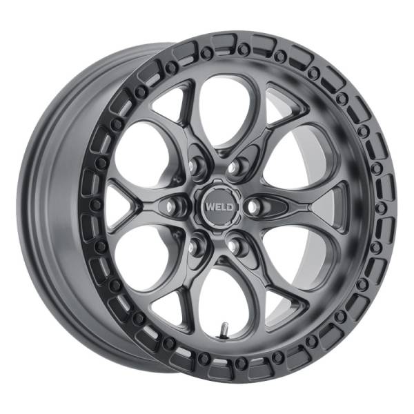 Weld - Weld Off-Road W107 20X10 Ledge 6X135 ET-18 BS4.75 Satin Gun / Black Ring 87.1 - W10700089475
