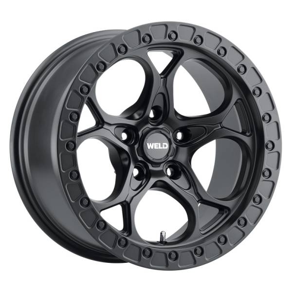 Weld - Weld Off-Road W108 17X9.0 Ledge 5X127 ET-12 BS4.50 Satin Black 71.5 - W10879075450