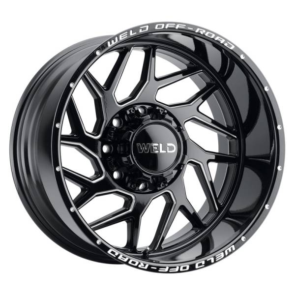 Weld - Weld Off-Road W117 20X10 Fulcrum 8X170 ET-18 BS4.75 Gloss Black MIL 125.1 - W11700017475
