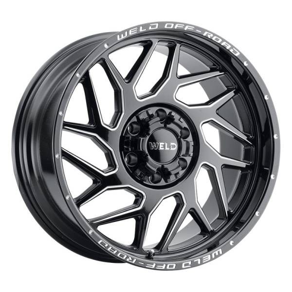Weld - Weld Off-Road W117 20X10 Fulcrum 5X127 5X139.7 ET-18 BS4.75 Gloss Black MIL 87.1 - W11700057475