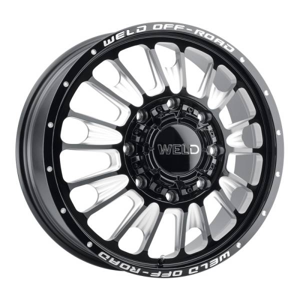 Weld - Weld Off-Road W121 20X8.25 Scorch Front 8X200 ET108 BS8.90 Gloss Black MIL 142.2 - W12108292890