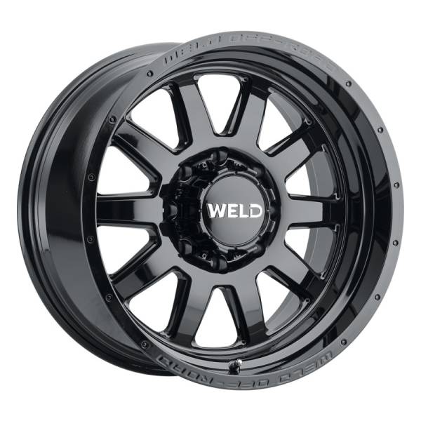 Weld - Weld Off-Road W168 20X10 Stealth 8X170 ET-18 BS4.75 Gloss Black 125.1 - W16800017475