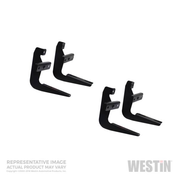 Westin - Westin 1999-2016 Ford F-250/350 Super Cab Running Board Mount Kit - Black - 27-1205