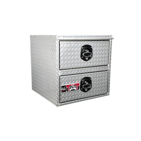 Westin - Westin/Brute HD Under Body 24in x 24in w/Top & Bottom Drawers - Aluminum - 80-HDD24