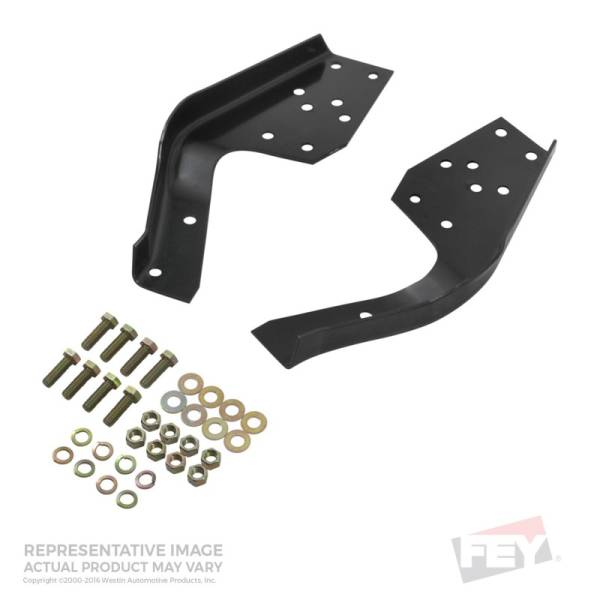 Westin - Westin/Fey 72-93 Fleet Side / 97-98 F-250/350HD (Exc. 250LD) Universal Bumper Mount Kit - Black - 92230