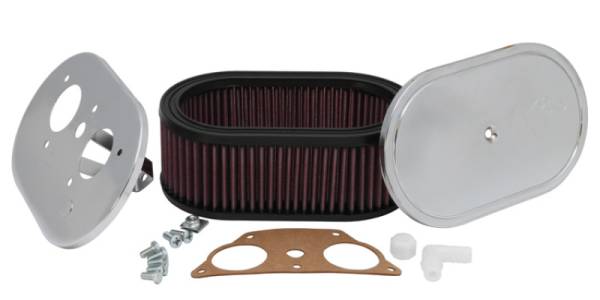 K&N Engineering - K&N Engineering Custom Racing Assembly DDO 8-7/8x5-1/4in Oval 3-1/2in Height Vent - 56-1255