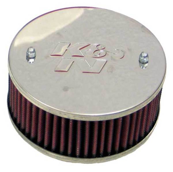 K&N Engineering - K&N Engineering Universal Custom Air Filter - Round 1.625in Flange / 1.625in ID / 2.75in Overall Height - 56-9097