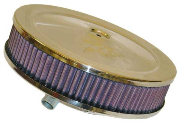 K&N Engineering - K&N Engineering Custom Oval Race Filter 5-1/8in FLG / 9in OD x 3-3/8in HW/VENT - 60-1110