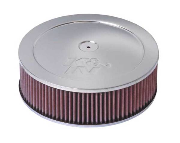 K&N Engineering - K&N Engineering Custom Round Filter 5-1/8in FLG / 11in Dia / 4-3/4in H w/VENT - 60-1180