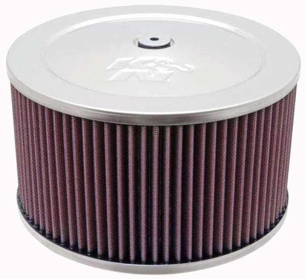 K&N Engineering - K&N Engineering Round Air Filter Assembly 5.125 in FLG / 9in OD / 6.375 in H w/ Vent - 60-1365