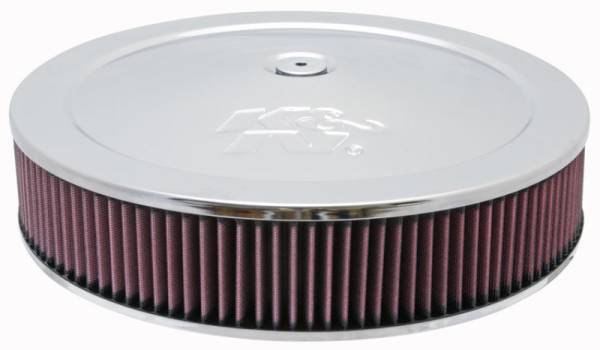 K&N Engineering - K&N Engineering Round Air Filter Assembly 12in ID / 3.063in Height / 5.125in Neck Flange / 7/8in Drop Base - 60-1430