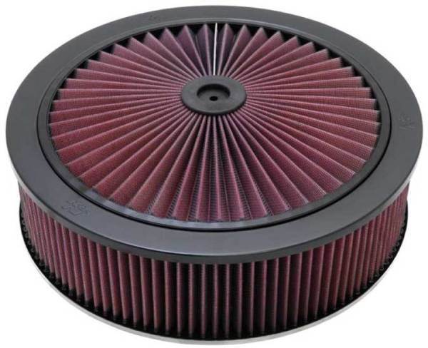 K&N Engineering - K&N Engineering X-Stream Top Filter Black 14 inch OD 5.125 inch Neck Flange 5.875 inch H - 66-3020