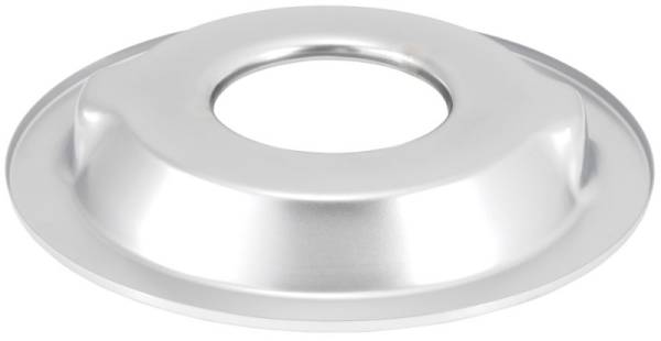 K&N Engineering - K&N Engineering Metal Base Plate 14in OD 5-1/8in Flange Chrome Finish - 85-3549