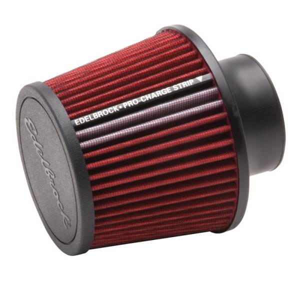 Edelbrock - Edelbrock Air Filter Pro-Flo Series Conical 6 5In Tall Red/Black - 43651