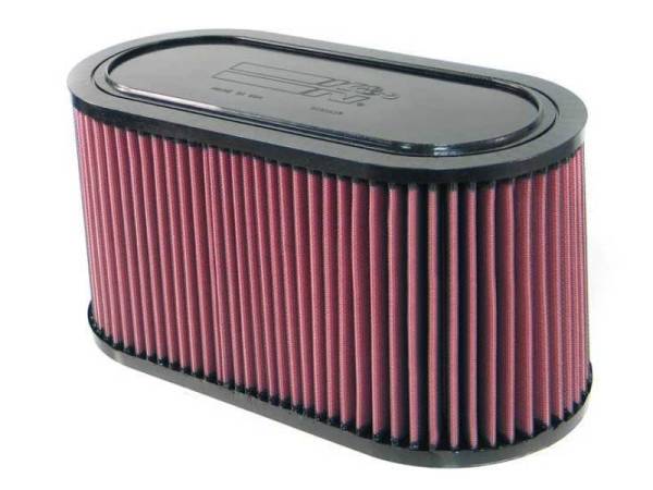 K&N Engineering - K&N Engineering Custom Air Filter Cotton Guaze 13 1/2in x 6 9/16in B / 13in x 6 1/6in T / 7in H - E-3033