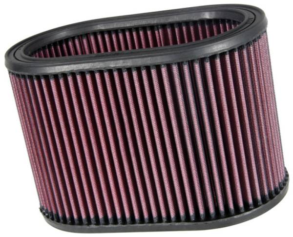 K&N Engineering - K&N Engineering Oval Air Filter - 8-7/8in L 5-1/4in W 6in H - E-3491