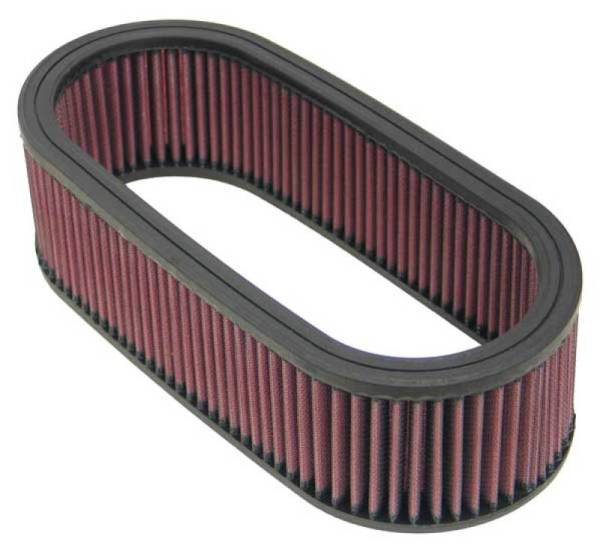 K&N Engineering - K&N Engineering Universal Oval Air Filter 12in Length x 5-1/4in Width x 3-1/4in Height - E-3671