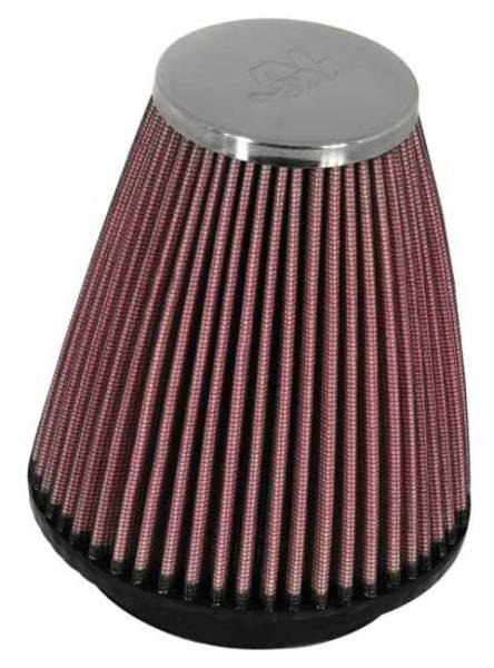 K&N Engineering - K&N Engineering Universal Chrome Filter 2.25 Inch Flange / 3.5 Inch Base / 2 Inch Top / 4 Inch Height - RC-1250