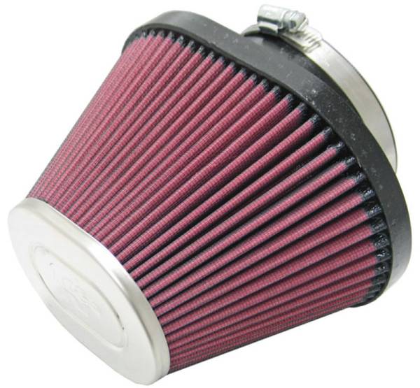 K&N Engineering - K&N Engineering Universal Chrome Filter-Oval Tapered 4in Flg ID x 5.375in Base O/S W x 3.313in Top O/S W - RC-1680