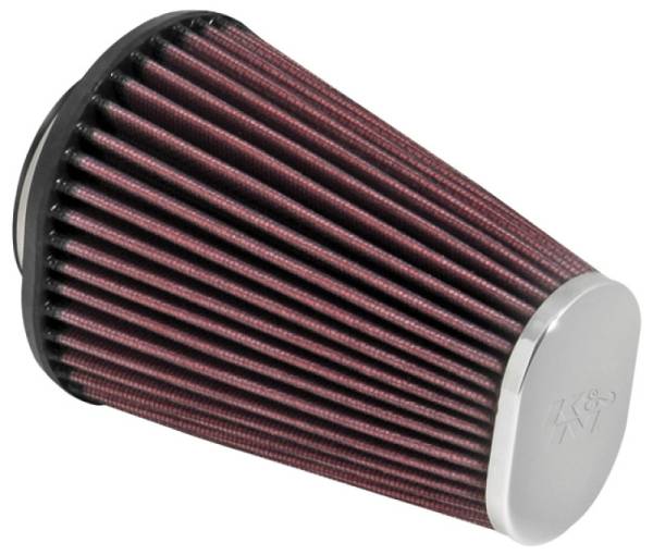 K&N Engineering - K&N Engineering Universal Clamp-On Air Filter 2-7/16in Flange 4-1/2x3-3/4in Base 3x2in Top 6in Height - RC-3680