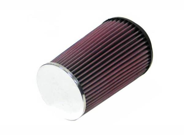 K&N Engineering - K&N Engineering Universal Chrome Filter 4 inch FLG / 5 3/8 inch Bottom / 4 1/2 inch Top / 8 inch Height - RC-4580