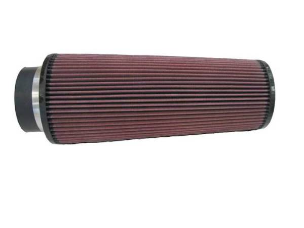 K&N Engineering - K&N Engineering Universal Rubber Filter 4inch FLG / 6inch OD-B / 4-5/8inch OD-T / 14inch H - RE-0880