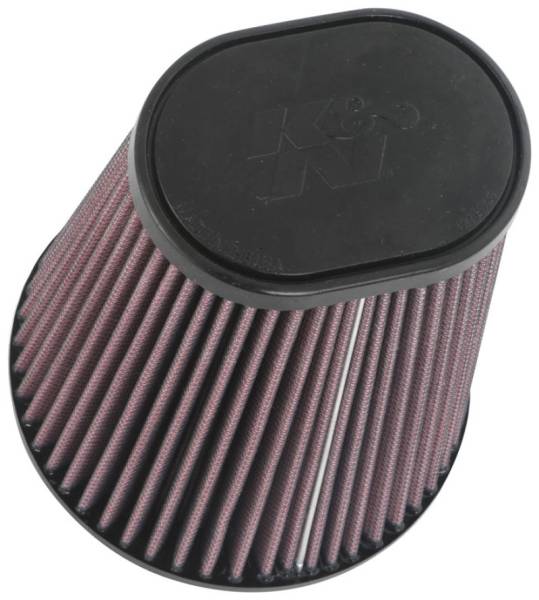 K&N Engineering - K&N Engineering Universal Clamp-On Air Filter 3-1/2in 10 Degree Flange 5-3/4in B 4-1/2in x 3-1/4in T 7in H - RU-1033